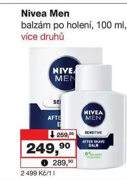 Barvy a laky drogerie Nivea Men balzám po holení, 100 ml nabídka