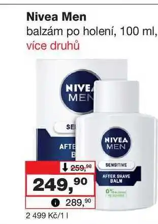 Barvy a laky drogerie Nivea Men balzám po holení, 100 ml nabídka