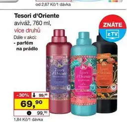 Barvy a laky drogerie Tesori d'Oriente aviváž, 760 ml nabídka