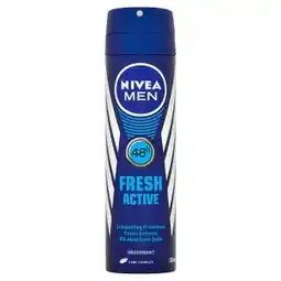 Barvy a laky drogerie Nivea Men deodorant sprej 150ml, vybrané druhy nabídka