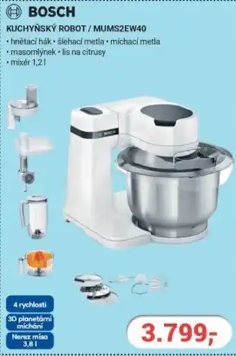 Planeo Elektro BOSCH Kuchyňský robot/ MUMS2EW40 nabídka