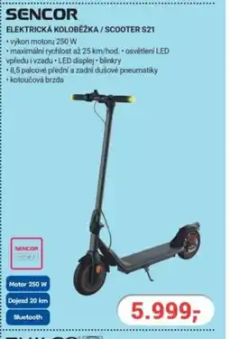 Planeo Elektro SENCOR Elektrická koloběžka / scooter S21 nabídka
