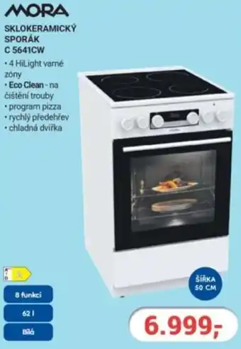 Planeo Elektro MORA Sklokeramický sporák C 5641CW nabídka