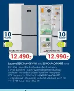 Planeo Elektro Lednice BSRCNA406HW1 blá/BSRCNA406HXB2 nerez nabídka
