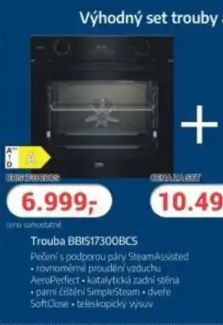 Planeo Elektro Trouba BBIS17300BCS nabídka