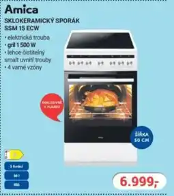 Planeo Elektro AMICA Sklokeramický sporák SSM 15 ECW nabídka