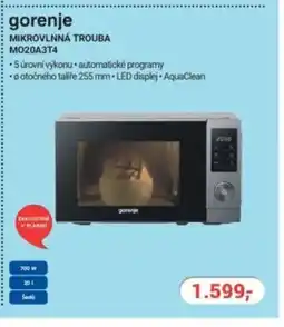 Planeo Elektro GORENJE Mikrovlnná trouba M020A3T4 nabídka