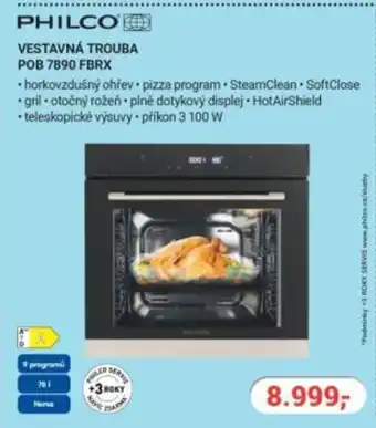 Planeo Elektro PHILCO Vestavná trouba POB 7890 FBRX nabídka