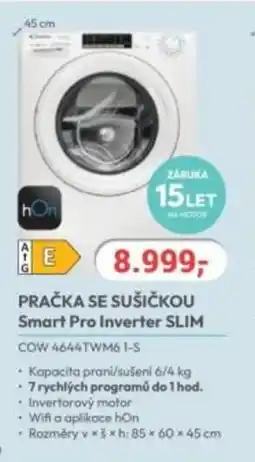 Planeo Elektro Pračka se sušičkou Smart Pro Inverter Slim COW 4644TWM6 1-S nabídka