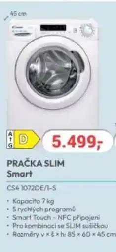 Planeo Elektro Pračka slim Smart CS4 1072DE/1-S nabídka
