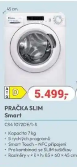 Planeo Elektro Pračka slim Smart CS4 1072DE/1-S nabídka