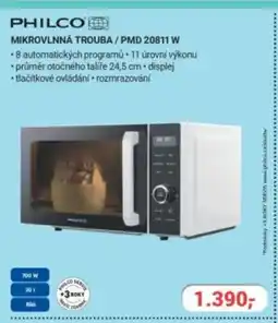 Planeo Elektro PHILCO Mikrovlnná trouba/ PMD 20811 W nabídka