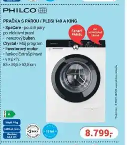 Planeo Elektro PHILCO Pračka s párou / PLDSI 149 A KING nabídka
