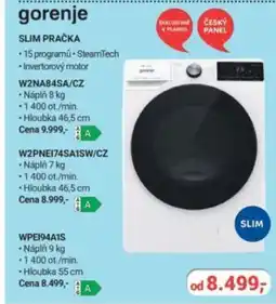 Planeo Elektro GORENJE Slim pračka nabídka