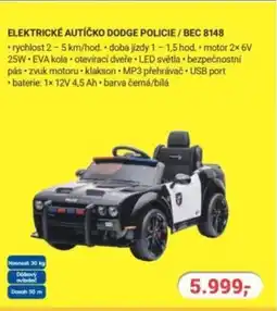 Planeo Elektro Elektrické autíčko Dodge policie /BEC 8148 nabídka