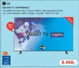 Planeo Elektro LG LED Uhd TV/50UR78006LK nabídka