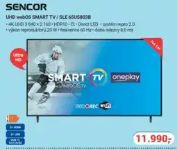 Planeo Elektro SENCOR UHD Webos Smart TV/SLE 65US803B nabídka
