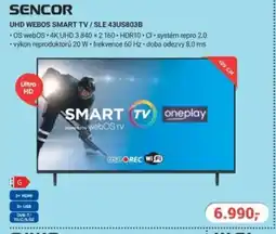 Planeo Elektro SENCOR UHD Webos Smart TV/SLE 43US803B nabídka