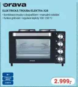 Planeo Elektro Elektrická trouba/elektra X28 nabídka