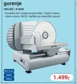 Planeo Elektro GORENJE Kráječ / R 506E nabídka