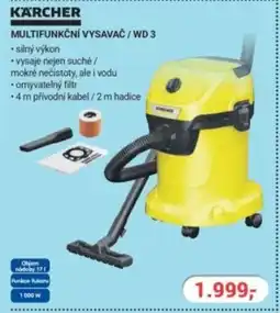 Planeo Elektro KARCHER Multifunkční vysavač/ WD 3 nabídka