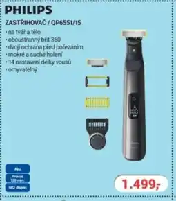 Planeo Elektro PHILIPS Zastřihovač/ QP6551/15 nabídka