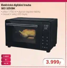Planeo Elektro Elektrická digitální trouba SEO 3250BK nabídka