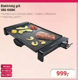 Planeo Elektro Elektrický gril SBG 106BK nabídka