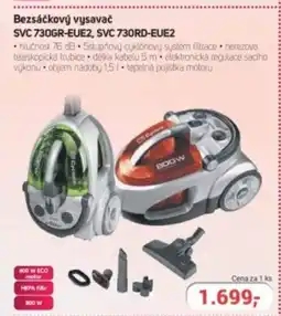 Planeo Elektro Bezsáčkový vysavač SVC 730GR-EUE2, SVC 730RD-EUE2 nabídka