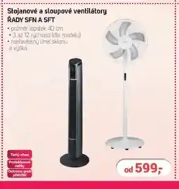 Planeo Elektro Stojanové a sloupové ventilátory Řady SFN A SFT nabídka
