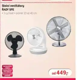 Planeo Elektro Stolní ventilátory Řady SFE nabídka