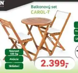 Planeo Elektro Balkonový set CAROL-T nabídka