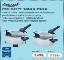 Planeo Elektro REMOSKA Pečicí hrnec 2 v 1/ D52F/10 4L, D51F/10 2L nabídka