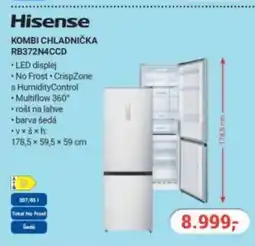 Planeo Elektro Hisense Kombi chladnička RB372N4CCD nabídka