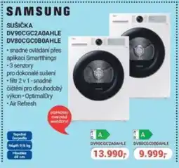 Planeo Elektro SAMSUNG Sušička DV90CGC2A0AHLE DV80CGCOBOAHLE nabídka