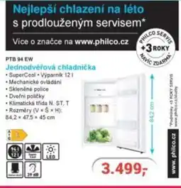 Planeo Elektro Jednodvéřová chladnička PTB 94 EW nabídka