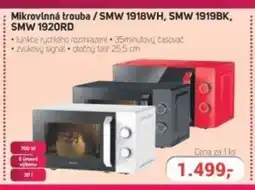 Planeo Elektro Mikrovlnná trouba / SMW 1918WH, SMW 1919BK, SMW 1920RD nabídka