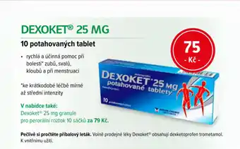 mojelekarna.cz DEXOKET nabídka