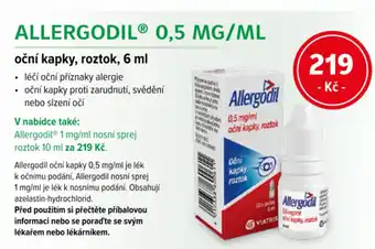 mojelekarna.cz Allergodil nabídka