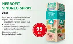 mojelekarna.cz HERBOFIT Sinuneo spray nabídka