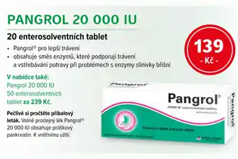 mojelekarna.cz Pangrol 20 000 IU nabídka