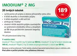 mojelekarna.cz Imodium nabídka