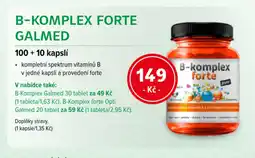 mojelekarna.cz B-Komplex forte Galmed nabídka