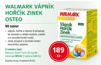 mojelekarna.cz WALMARK Vápník Hořčík zinek osteo nabídka