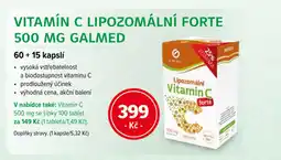 mojelekarna.cz Vitamin c lipozomální Forte Galmed nabídka
