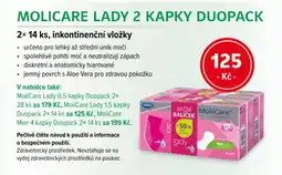 mojelekarna.cz Molicare Lady 2 kapky duopack nabídka