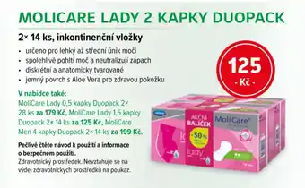 mojelekarna.cz Molicare Lady 2 kapky duopack nabídka