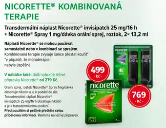 mojelekarna.cz Nicorette® Kombinovaná terapie nabídka