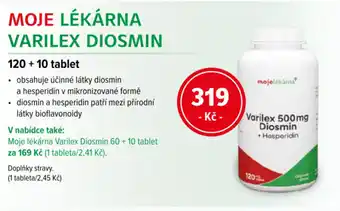mojelekarna.cz Moje Lékárna Varilex diosmin nabídka
