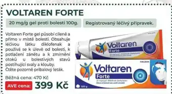 Lékárna AVE Voltaren Forte nabídka